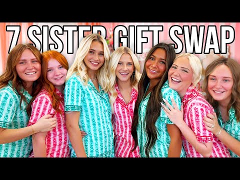 *2025* 7 SiSTERS GiFT SWAP!! 🎀  SiBLING GiFT EXCHANGE! 🛍️