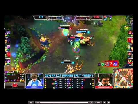 C9 vs COL Bubbabud thresh play!
