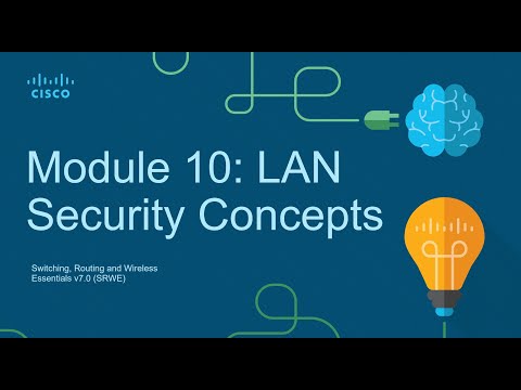 CCNA2 Module 10: LAN Security Concepts - Switching Routing and Wireless Essentials (SRWE)