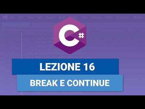Break and Continue in Loops - C# TUTORIAL 16