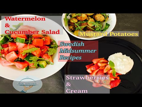 स्वीडिश मिडसमर रेसेपीज | Swedish Midsummer Recipes