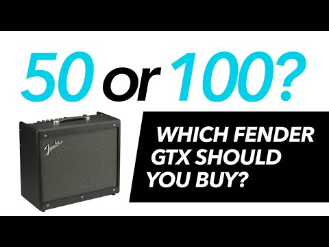 50 or 100? Which Fender GTX amp should you buy?