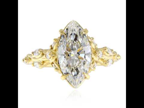 Inel Logodna Aur Galben 14k Glamorous Diamante Naturale | Diana