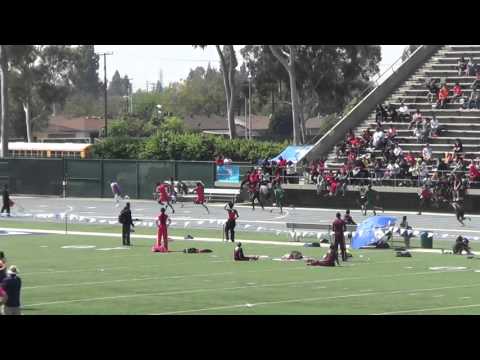 VarB 4x100m at CA Relays 3-19-16 - Los Alamitos Boys
