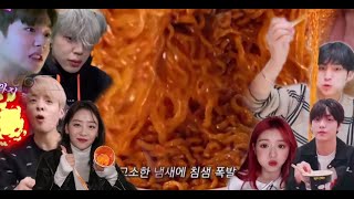 Download lagu KPOP IDOLS VS SPICY NOODLE mp3