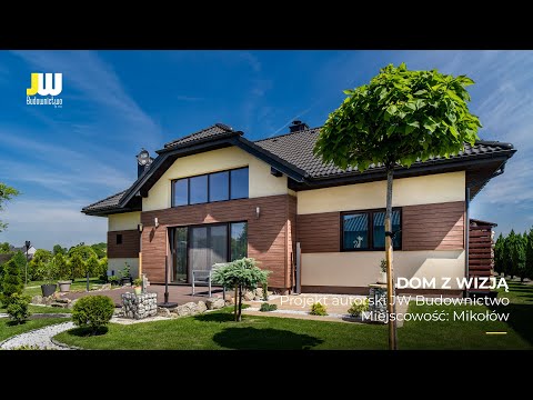 DOM Z WIZJĄ przykładowa realizacja według projektu autorskiego JW Budownictwo