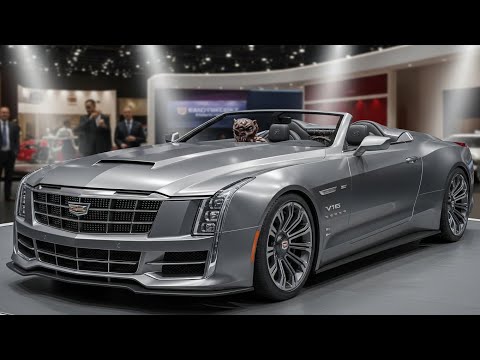 The V16 Legend Returns! 2026 Cadillac Roadster Stuns the Auto World