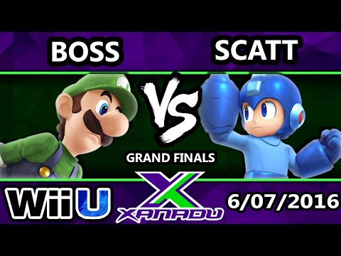 S@X 154 - TCG | Boss (Luigi) vs Scatt (Megaman) SSB4 Grand Finals - Smash Wii U - Smash 4