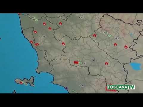 2017-07-17 FIRENZE - INCENDI, IL LAVORO DELLA SALA OPERATIVA REGIONALE