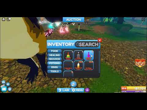 I made volkumos drink 5 mutation pots Roblox Dragon Adventures