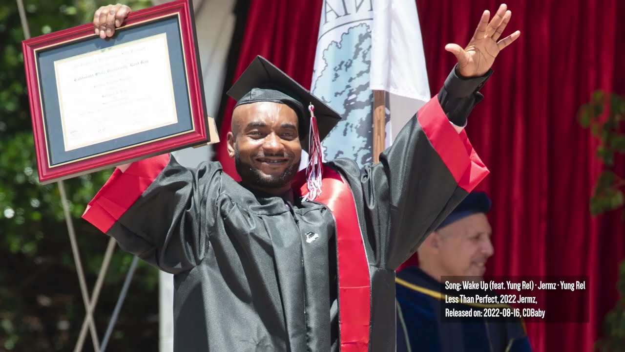 YouTube Video Thumb Jeromie Ingalise, a former foster youth and class of 2023 Cal State East Bay