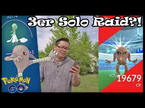 Kampf Event - KICKLEE 3er Solo Raid?! echt nicht leicht! Pokemon Go! Video