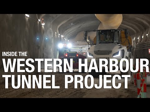 INSIDE THE WESTERN HARBOUR TUNNEL PROJECT