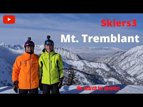Monte Tremblant, Canadá - Randy esquiando em Bon Viant, Alpine e St. Bernard