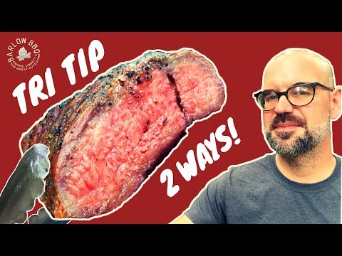 BBQ Tri Tip - Smoked on the Pit Barrel Cooker and Seared on the Weber Kettle Grill | Barlow BBQ