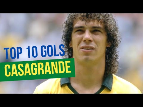 Top 10: Gols de CASAGRANDE - Os MELHORES GOLS da carreira de CASAGRANDE