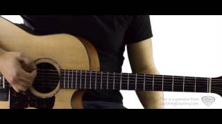 How To Play Run - George Strait - Guitar Lesson and Tutorial