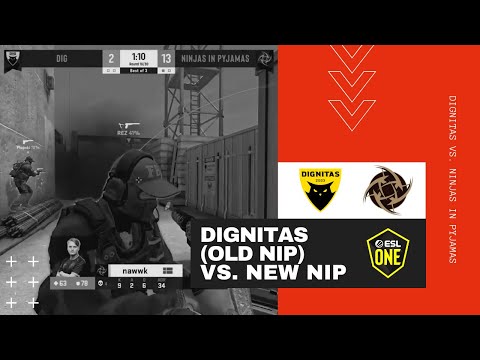 BEST MOMENTS - Dignitas Old NiP vs  New NiP - ESL One: Road to Rio | CSGO