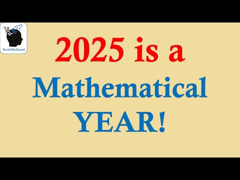 🔢✨ 10 Beautiful Patterns Behind the Unique Mathematical Year 2025! ✨🔢 #brushmyquant