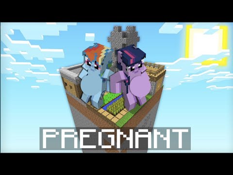 Pregnant Pony Play in Minecraft