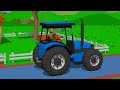 tractor music and agricultural vehicles  - This Old Man | Traktor piosenka o Rolniku - Children song