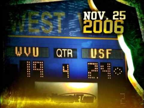 South Florida vs West Virginia Renewed Rivalry 2009 Football Video