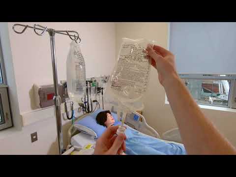 Changing IV Solution Bags