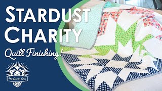 Done with STARDUST! ✨ Pt 2 of the Stardust Quilt Along ✨ Fat Quarter Shop & Moda for Make-A-Wish 🌠