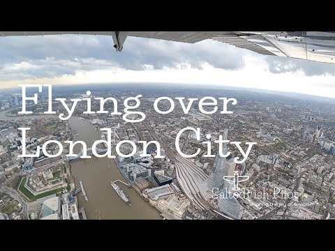 flying over LONDON City | 4K