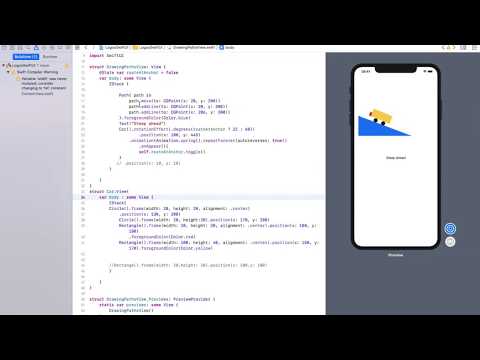 SwiftUI -Basic Animation Code Snippet, Drawing Paths and Shapes in SwiftUI | iOS Development