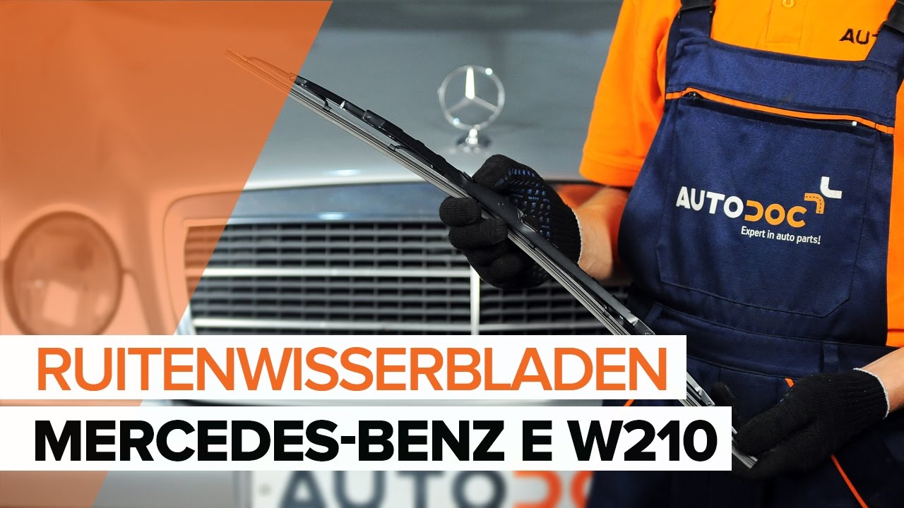 Hoe ruitenwissers vooraan vervangen bij een Mercedes W210 – Leidraad voor bij het vervangen