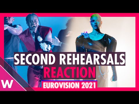 Second rehearsals: Sweden and Australia (Reaction) | Eurovision 2021