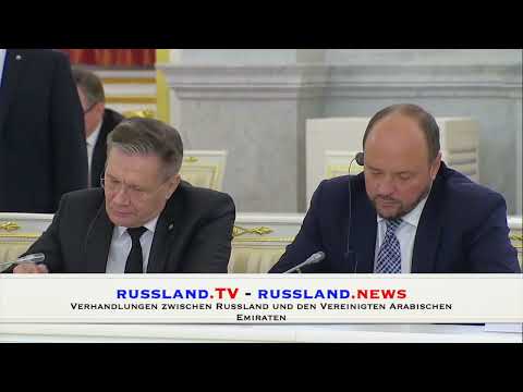 Verhandlungen zwischen Russland und den Vereinigten Arabischen Emiraten