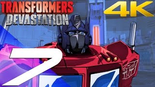 Transformers Devastation - Walkthrough Part 7 - Devastator & Menasor Boss Fight [4K 60fps]