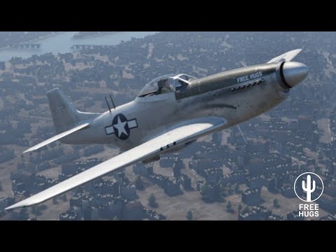 [crc005] - P-51S Mustang Close Air Support War Thunder Gameplay | no commentary