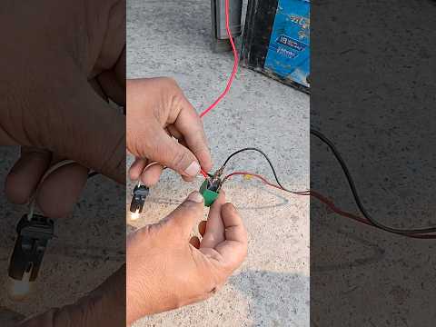 4 Pin relay connection kaise kare 4 pin relay ki wiring kaise karen 4 pin relay kaise check #shorts
