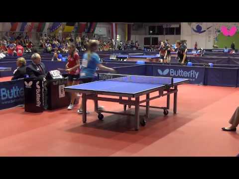 EYC 2014, Junior Girls Singles: Audrey ZARIF (FRA) vs. Airi AVAMERI (EST)