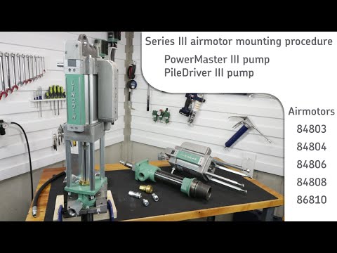 Lincoln PowerMaster III & PileDriver  airmotor install procedure