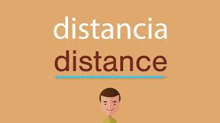 Cómo se dice distancia en inglés