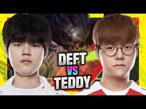 HLE DEFT VS T1 TEDDY! - HLE Deft Plays Kog'maw ADC vs T1 Teddy Varus! | Season 11