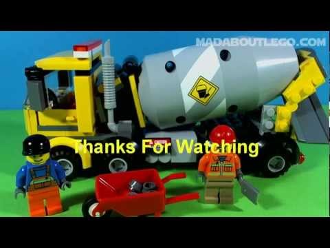 Vidéo LEGO City 60018 : La bétonnière