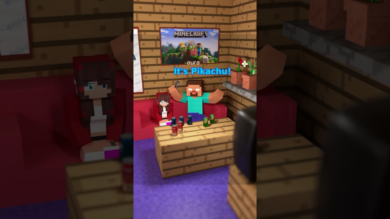 Who's that pokemon #minecraft #animated #viral