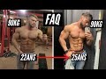 30kg de MASS en 2 ans ?! FAQ#1 (je réponds a vos questions)