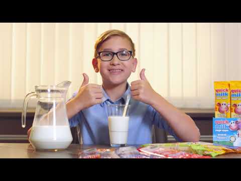 QUICKMILK •  Milk-flavouring straw • Banana