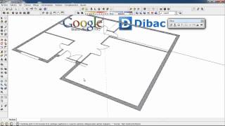 4/4 (FULL VIDEO) DIBAC Cad 2D+3D GOOGLE SKETCHUP Plugin