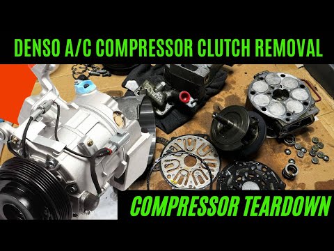 How to Remove Denso A/C Compressor Clutch | Teardown