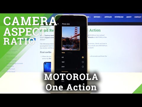 How to Adjust Aspect Ratio in Motorola One Action - Change Aspect Ratio