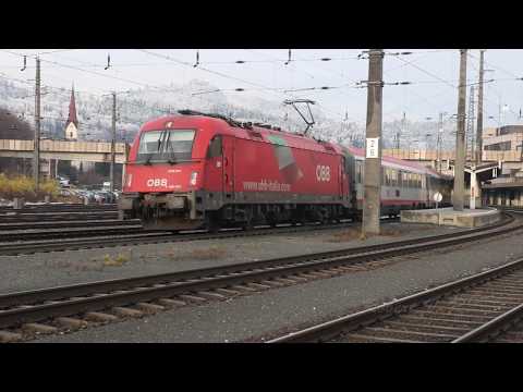 Zugbewegungen am Bahnhof Kufstein