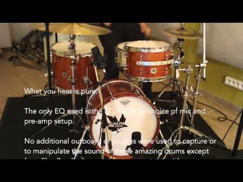 Lignum Drums Jazzkit low tuning * Bram Raeymaekers