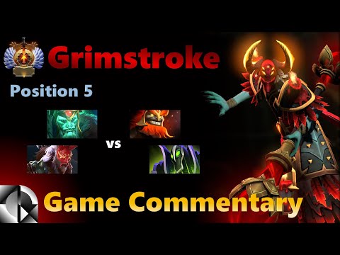 Grimstroke 5 Support - Immortal | Dota 2 7.28